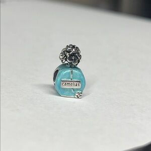 Camelia Perfume or Pink Perfume Charm For Pandora Bracelets & Most Others-NEW